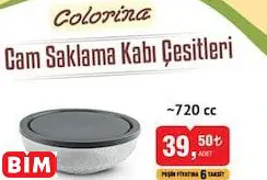 Colorina Cam Saklama Kabı ~ 720 Cc
