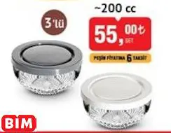 Colorina Cam Saklama Kabı ~200 cc Colorina Cam Saklama Kabı ~200 cc