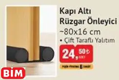 Kapı Altı Rüzgar Önleyici ~80x16 cm Kapı Altı Rüzgar Önleyici ~80x16 cm