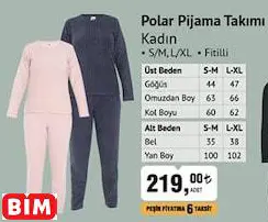 Polar Pijama Takımı Kadın