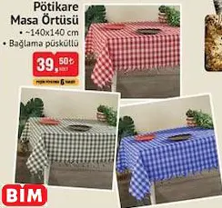 Pötikare Masa Örtüsü Pötikare Masa Örtüsü