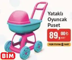 Yataklı Oyuncak Puset Yataklı Oyuncak Puset