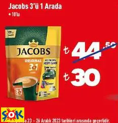 Jacobs 3’Ü 1 Arada • 10’Lu Kahve
