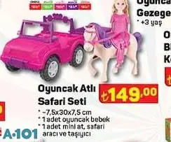 Oyuncak Atlı Safari Set