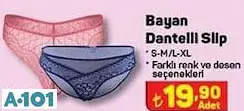 Kadın Dantelli Slip Külot