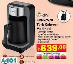Kiwi Türk Kahvesi Makinesi