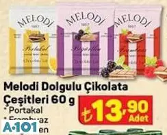 Melodi Dolgulu Çikolata