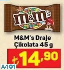 M&M's Çikolatalı Draje 45 G