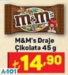 M&m's Çikolatalı Draje 45 g M&m's Çikolatalı Draje 45 g
