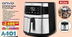 onvo yağsız fritöz airfryer onvo yağsız fritöz airfryer