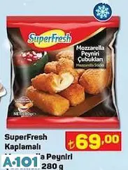 Superfresh Kaplamalı Mozerella Peyniri Çubukları