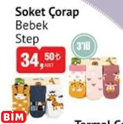 Bebek Step Soket Çorap