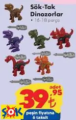 gokidy Sök-Tak Dinozorlar oyuncak gokidy Sök-Tak Dinozorlar oyuncak
