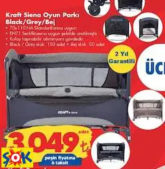 Kraft Siena Oyun Parkı Black/Grey/Bej Kraft Siena Oyun Parkı Black/Grey/Bej