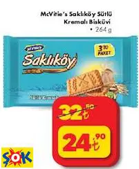 McVitie’s Saklıköy Sütlü Kremalı Bisküvi McVitie’s Saklıköy Sütlü Kremalı Bisküvi