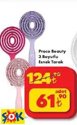 Proco Beauty 3 Boyutlu Esnek Tarak Proco Beauty 3 Boyutlu Esnek Tarak