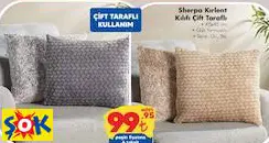 Sherpa Kırlent Kılıfı Çift Taraflı Sherpa Kırlent Kılıfı Çift Taraflı
