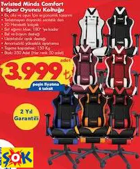 Twisted Minds Comfort E-Spor Oyuncu Koltuğu Twisted Minds Comfort E-Spor Oyuncu Koltuğu