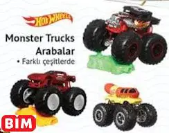 Hot Wheels Monster Trucks Arabalar Oyuncak