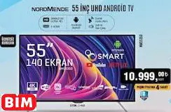 Nordmende 55 İnç Uhd Android Tv Akıllı Televizyon