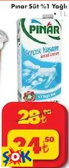 Pınar Süt %1 Yağlı 1 L