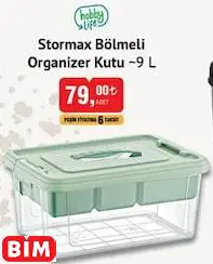 Stormax Bölmeli Organizer Kutu ~9 L