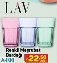 Lav Renkli Meşrubat Bardağı