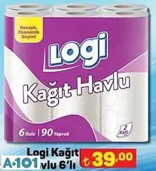 logi kağıt havlu 6'lı logi kağıt havlu 6'lı