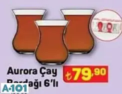 Paşabahçe Çay Bardağı 6'Lı