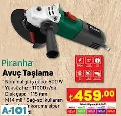 piranha avuç taşlama piranha avuç taşlama