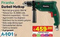 Piranha Darbeli Matkap