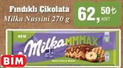 Milka Nussini Fındıklı Çikolata