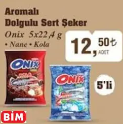 Onix Aromalı Dolgulu Sert Şeker