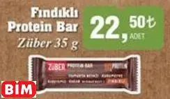 Züber Fındıklı Protein Bar