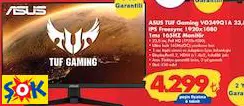 ASUS TUF Gaming VG249Q1A 23,8 IPS Freesync 1920X1080 1Ms 165HZ Oyuncu Monitör