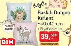 Baskılı Dolgulu Kırlent