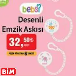 Desenli Emzik Askısı Desenli Emzik Askısı