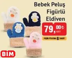 Bebek Peluş Figürlü Eldiven