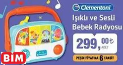 Işıklı ve Sesli Bebek Radyosu Işıklı ve Sesli Bebek Radyosu
