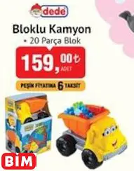 Bloklu Kamyon Oyuncak