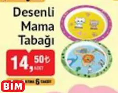 Desenli Mama Tabağı Desenli Mama Tabağı