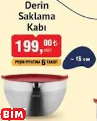 Emsan Derin Saklama Kabı