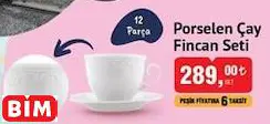 Kütahya Porselen Porselen Çay Fincan Seti Kütahya Porselen Porselen Çay Fincan Seti