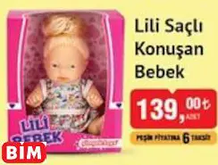 Lili Saçlı Konuşan Bebek