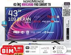 Nordmende 43 İNÇ NM43400 FHD SMART TV Akıllı Televizyon