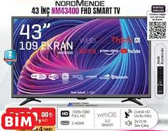 Nordmende 43 İNÇ NM43400 FHD SMART TV Akıllı Televizyon Nordmende 43 İNÇ NM43400 FHD SMART TV Akıllı Televizyon