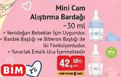 wee Mini Cam Alıştırma Bardağı wee Mini Cam Alıştırma Bardağı
