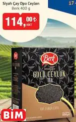 Berk Siyah Çay Opa Ceylon