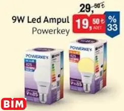 Powerkey 9W Led Ampul