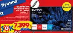 Sunny SN43DAL540-0276 FHD 43'' Webos Dualled TV Akıllı Televizyon